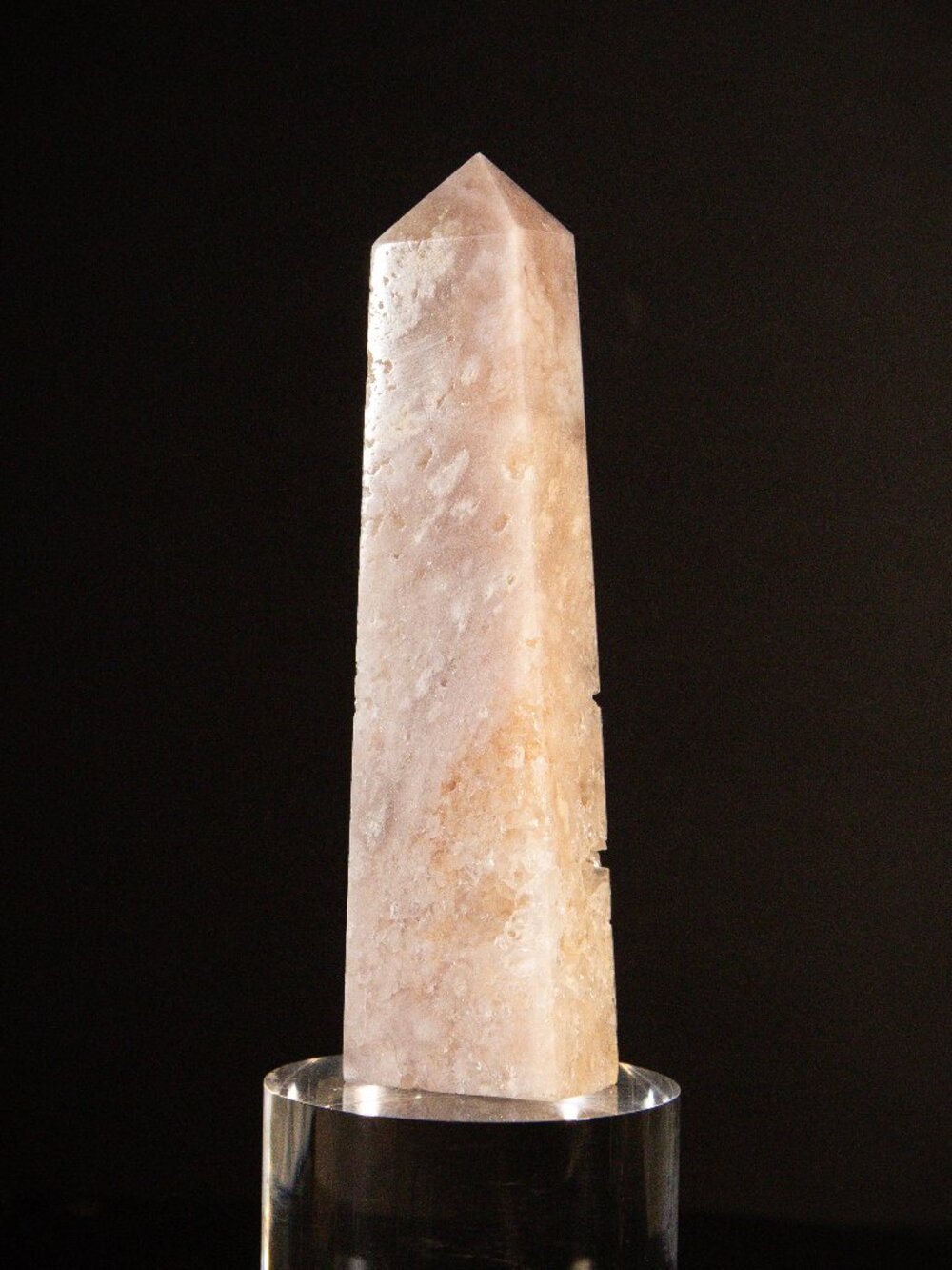 NWOT Natural Pink Amethyst Crystal Tower Point 4.4"